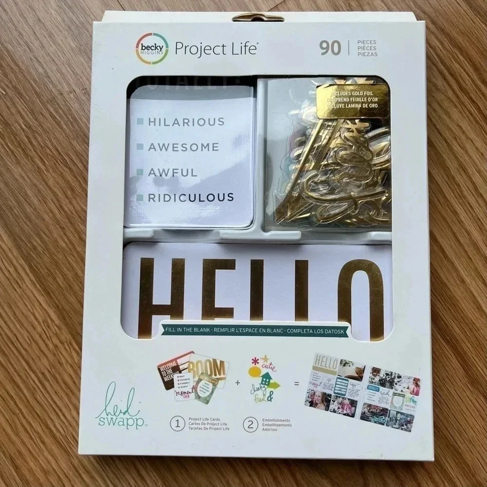 Becky Higgins Card Making Kit NEW Craft Fill In The Blank Project Life